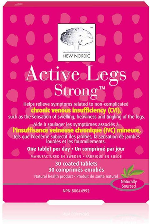 New Nordic Active Legs Strong 30 Coated Tablets - YesWellness.com