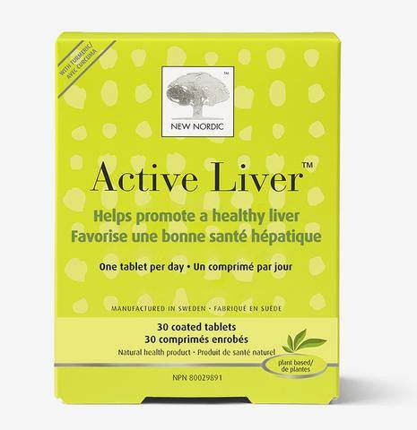 New Nordic Active Liver 30 Coated Tablets - YesWellness.com