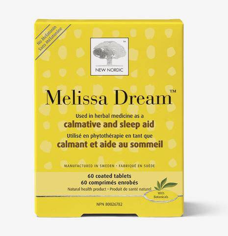 New Nordic Melissa Dream 60 Coated Tablets - YesWellness.com