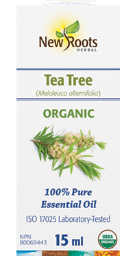 New Roots Herbal 100% Pure Essential Oil Organic Tea Tree - YesWellness.com