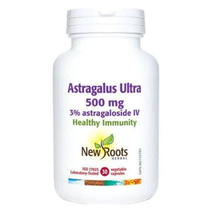 Expires July 2024 Clearance New Roots Herbal Astragalus Ultra 500 mg 30 Vegetable Capsules - YesWellness.com