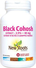 New Roots Herbal Black Cohosh 40mg 60 Veg Capsules - YesWellness.com