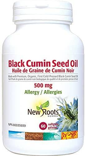 New Roots Herbal Black Cumin Seed Oil 500 mg - YesWellness.com