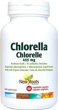 New Roots Herbal Chlorella 455mg - YesWellness.com