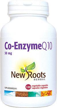 New Roots Herbal Co-Enzyme Q10 30mg 120 Veg Capsules - YesWellness.com