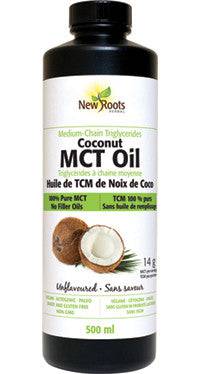 New Roots Herbal Coconut MCT Oil Unflavoured - YesWellness.com