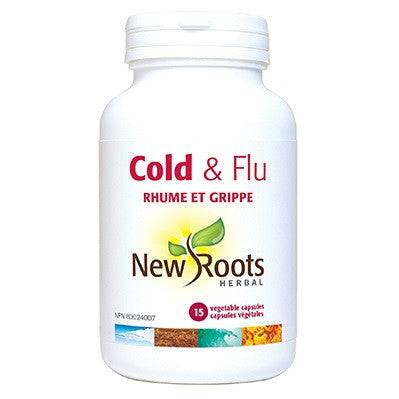 Expires April 2026 Clearance New Roots Herbal Cold and Flu - 30 veg capsules
