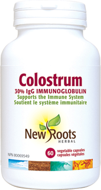 New Roots Herbal Colostrum - 30% IgG Immunoglobulin - YesWellness.com