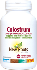 Expires April 2026 Clearance New Roots Herbal Colostrum - 30% IgG Immunoglobulin 60 Veg Caps