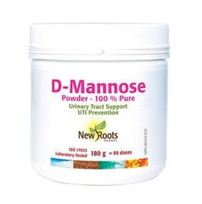Expires July 2024 Clearance New Roots Herbal D-Mannose Powder - 180g - YesWellness.com