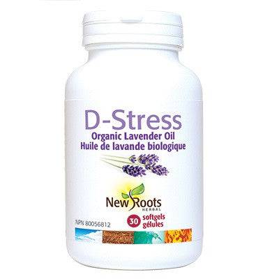 New Roots Herbal D-Stress Organic Lavender Oil - YesWellness.com