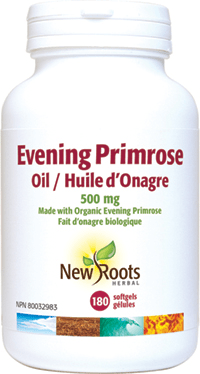 New Roots Herbal Evening Primrose Oil 500mg - YesWellness.com