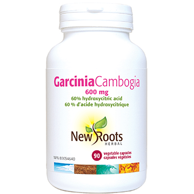 New Roots Herbal Garcinia Cambogia 600mg - 90 veg capsules - YesWellness.com