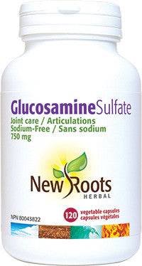 New Roots Herbal Glucosamine Sulfate 750mg 120 Veg Capsules - YesWellness.com