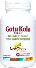 New Roots Herbal Gotu Kola 500mg 100 Veg Capsules - YesWellness.com