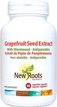 New Roots Herbal Grapefruit Seed Extract with Wormwood 90 Veg Capsules - YesWellness.com