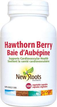 New Roots Herbal Hawthorn Berry 100 Veg Capsules - YesWellness.com