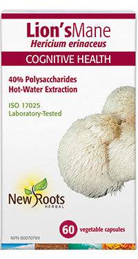 New Roots Herbal Lion's Mane Extract 500mg - YesWellness.com