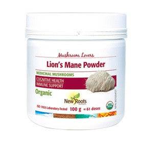 New Roots Herbal Lion’s Mane Powder 100g - YesWellness.com