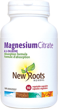 New Roots Herbal Magnesium Citrate & L-Taurine - YesWellness.com