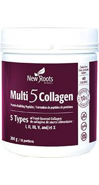 Expires January 2026 Clearance New Roots Herbal Multi 5 Collagen Powder 200g - Natural