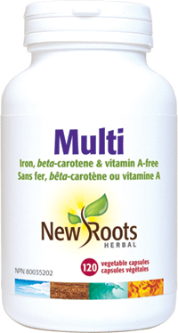New Roots Herbal Multi - Iron, beta-Carotene & Vitamin A-Free - YesWellness.com
