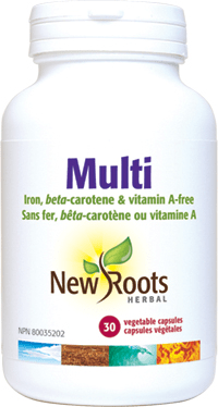 New Roots Herbal Multi - Iron, beta-Carotene & Vitamin A-Free - YesWellness.com