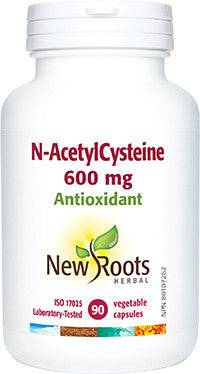 New Roots Herbal N-AcetylCysteine 600mg - YesWellness.com