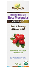 New Roots Herbal Organic Rosehip Seed Oil Rosa Mosqueta - YesWellness.com
