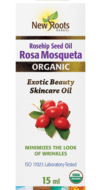 Expires December 2025 Clearance New Roots Herbal Organic Rosehip Seed Oil Rosa Mosqueta 15mL