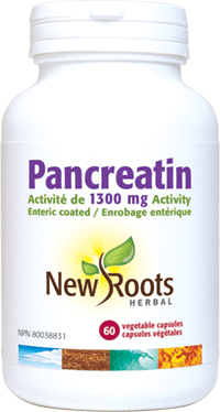 New Roots Herbal Pancreatin 1300mg Activity - YesWellness.com