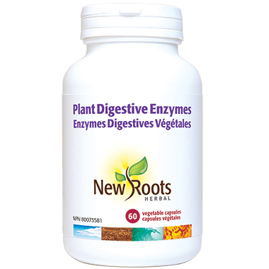 New Roots Herbal Plant Digestive Enzymes - YesWellness.com