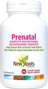 New Roots Herbal Prenatal - 90 veg capsules - YesWellness.com