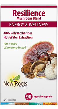 New Roots Herbal Resilience Mushroom Extract Blend 90 Veg Caps - YesWellness.com