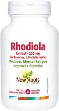 New Roots Herbal Rhodiola Extract 200mg - YesWellness.com