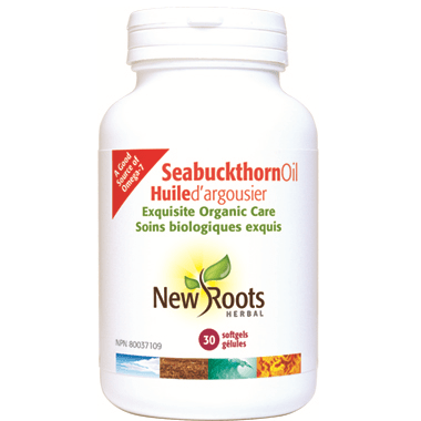 New Roots Herbal Seabuckthorn Oil Softgels - 30 soft gels - YesWellness.com