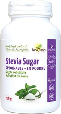 Expires May 2026 Clearance New Roots Herbal Stevia Sugar Spoonable - 250 grams