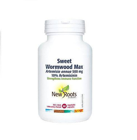 New Roots Herbal Sweet Wormwood Max 60 Veg Capsules - YesWellness.com
