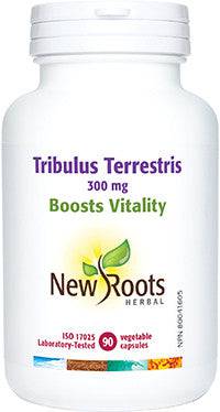 New Roots Herbal Tribulus Terrestris 300mg 90 Veg Capsules - YesWellness.com