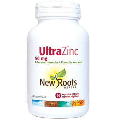New Roots Herbal Ultra Zinc 50mg 90 veg capsules - YesWellness.com