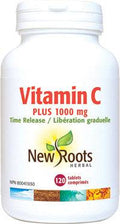 Expires February 2026 Clearance New Roots Herbal Time Release Vitamin C 1000mg 120 Tablets