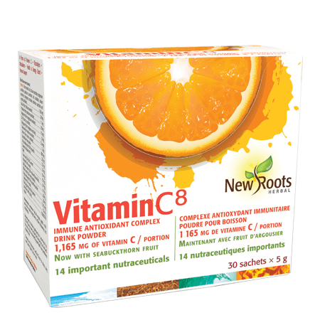 New Roots Herbal Vitamin C8 Powder - YesWellness.com