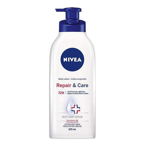 NIVEA Body Lotion Repair & Care 72H for Extra Dry Skin 625mL - YesWellness.com
