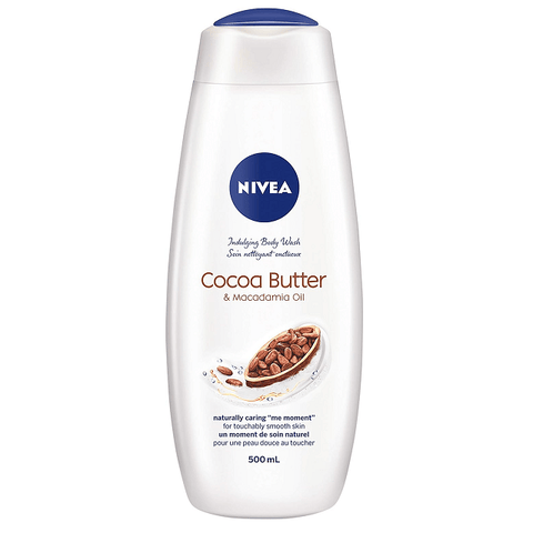 NIVEA Cocoa Butter & Macadamia Oil Body Wash 500mL - YesWellness.com
