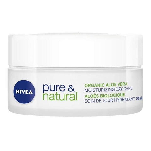 NIVEA Pure & Natural Moisturizing Day Care for Normal To Combination Skin 50mL - YesWellness.com