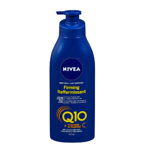 NIVEA Q10 Plus Vitamin C Firming Body Milk for Dry to Very Dry Skin 473mL - YesWellness.com
