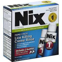 Expires June 2026 Clearance Nix Creme Rinse 2 x 59mL