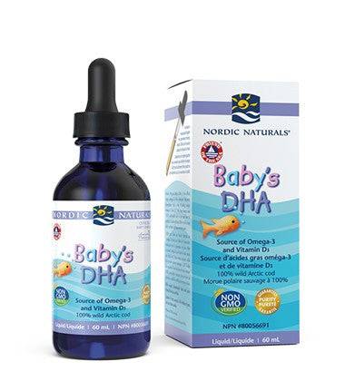 Nordic Naturals Baby's DHA Liquid Unflavoured 2 Fl. oz (60 ml) - YesWellness.com