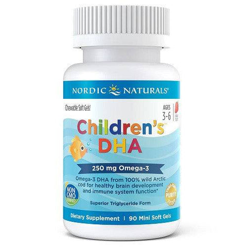 Nordic Naturals Children's DHA - Strawberry Flavour - YesWellness.com