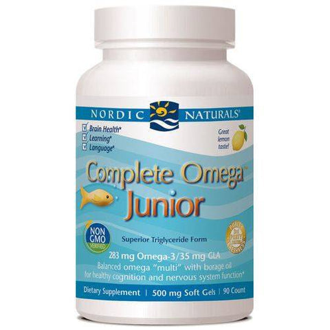Nordic Naturals Complete Omega Junior 90 soft gels - YesWellness.com